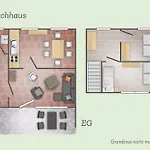 Dom wakacyjny Inselglueck Unter Reet 100 M Zum Haus 2